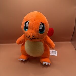Charmander Plush Stuffed Toy | 8” Pokémon Fire-Type | Soft Orange Collectible